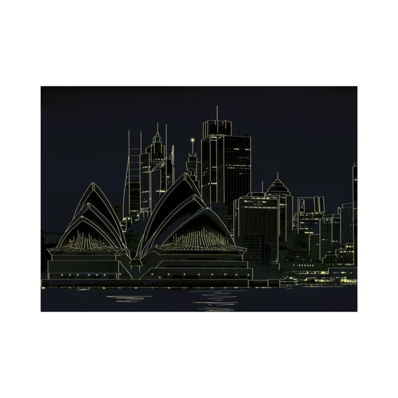 Puzzle Opera v Sydney 1000 dílků neon - slide 4