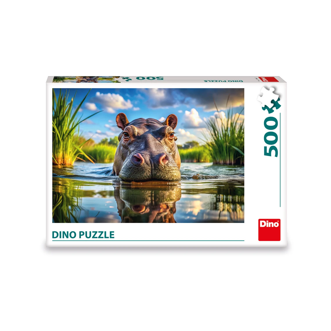 Puzzle Roztomilý hroch 500 dílků - slide 1