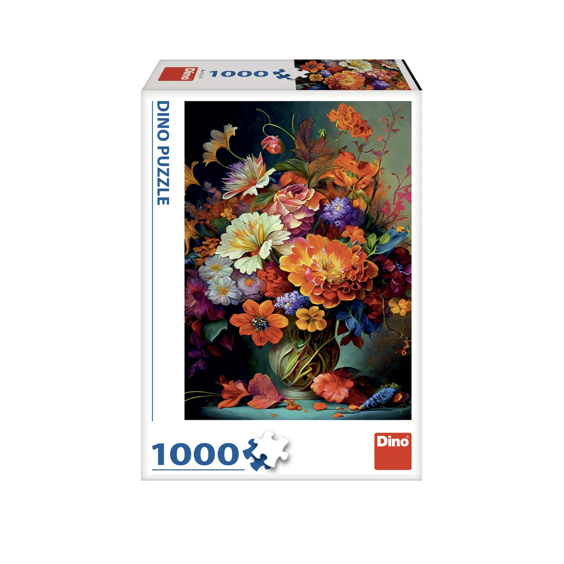Puzzle Květiny ve váze 1000 dílků - slide 1