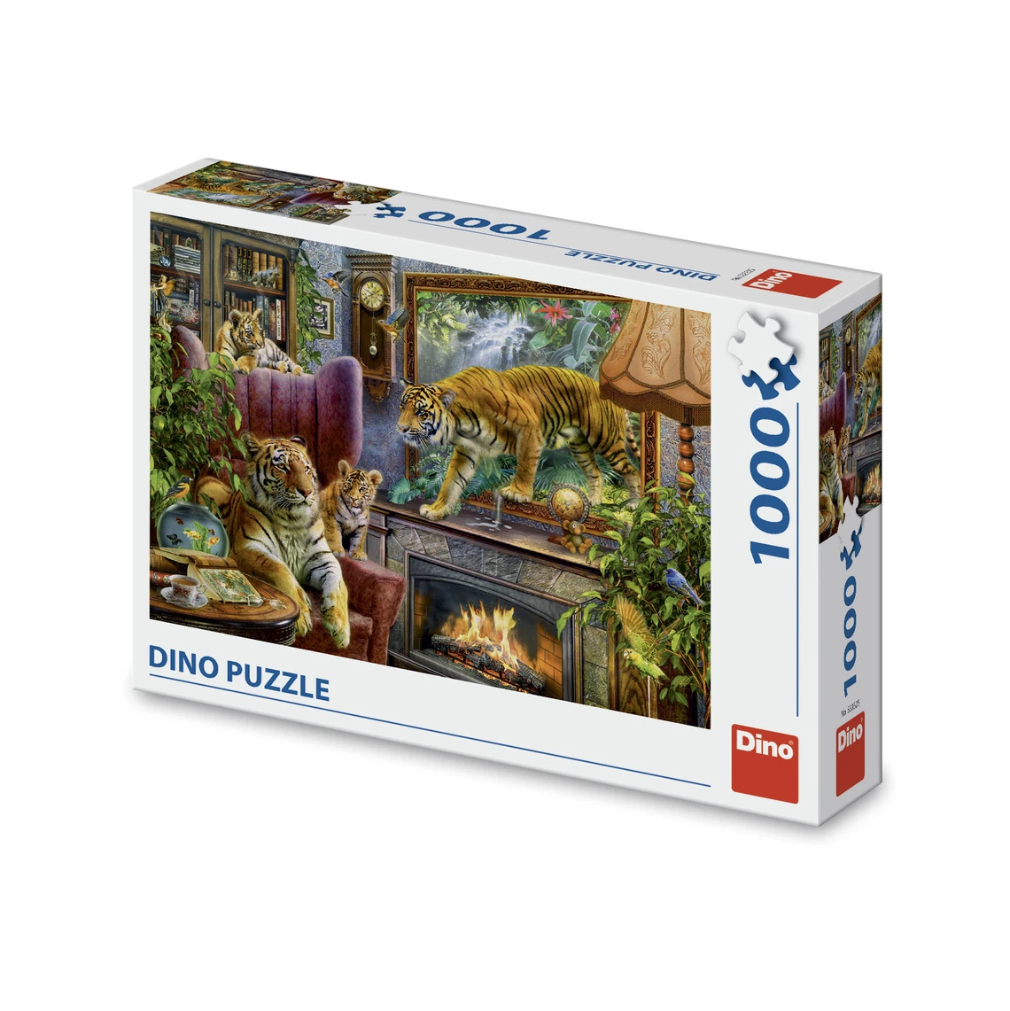 Puzzle Z obrazu: Tygři 1000 dílků - slide 0