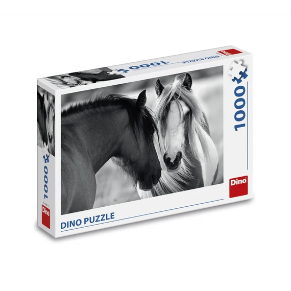Puzzle Černobílí koně 1000 dílků - slide 2