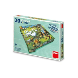 Dřevěné kostky Na statku – 20 kostiček