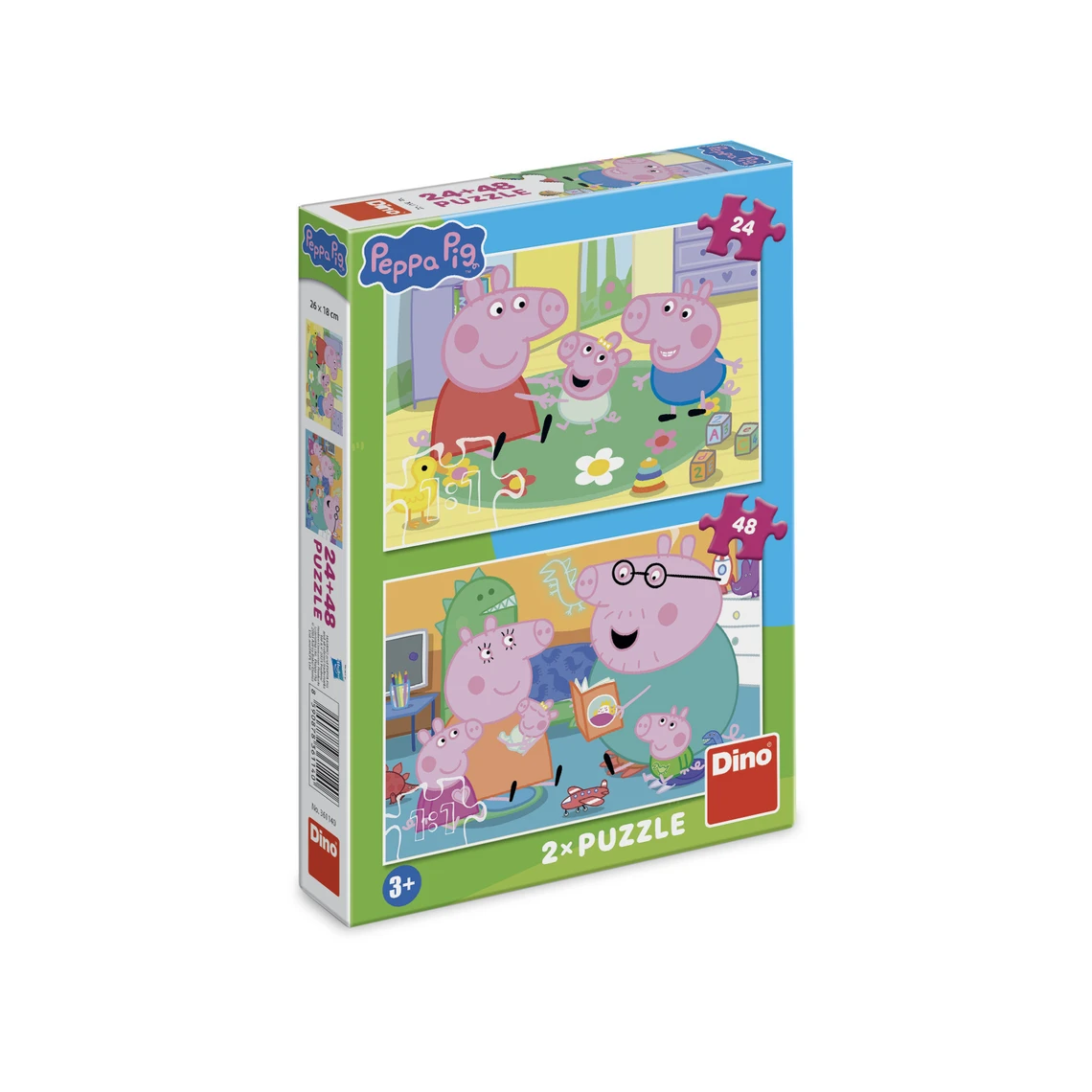 Puzzle Peppa Pig: Domov 24+48 dílků - slide 2