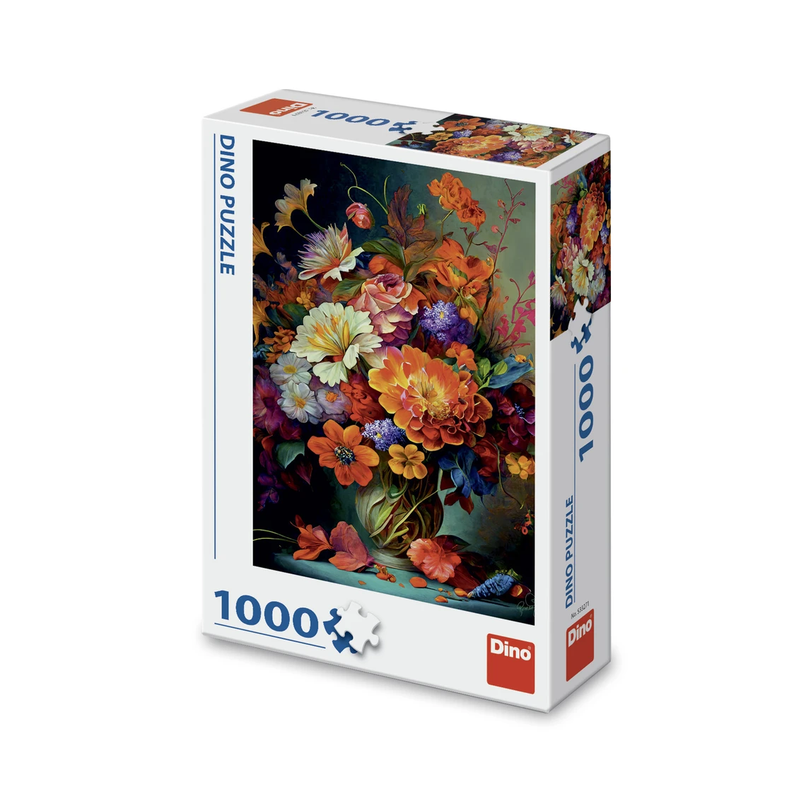 Puzzle Květiny ve váze 1000 dílků - slide 0