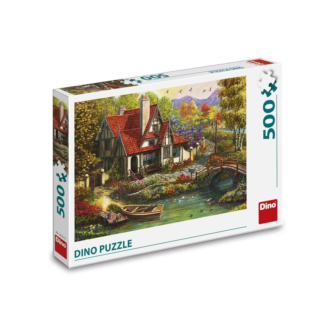 Puzzle Chata u jezera 500 dílků - slide 2