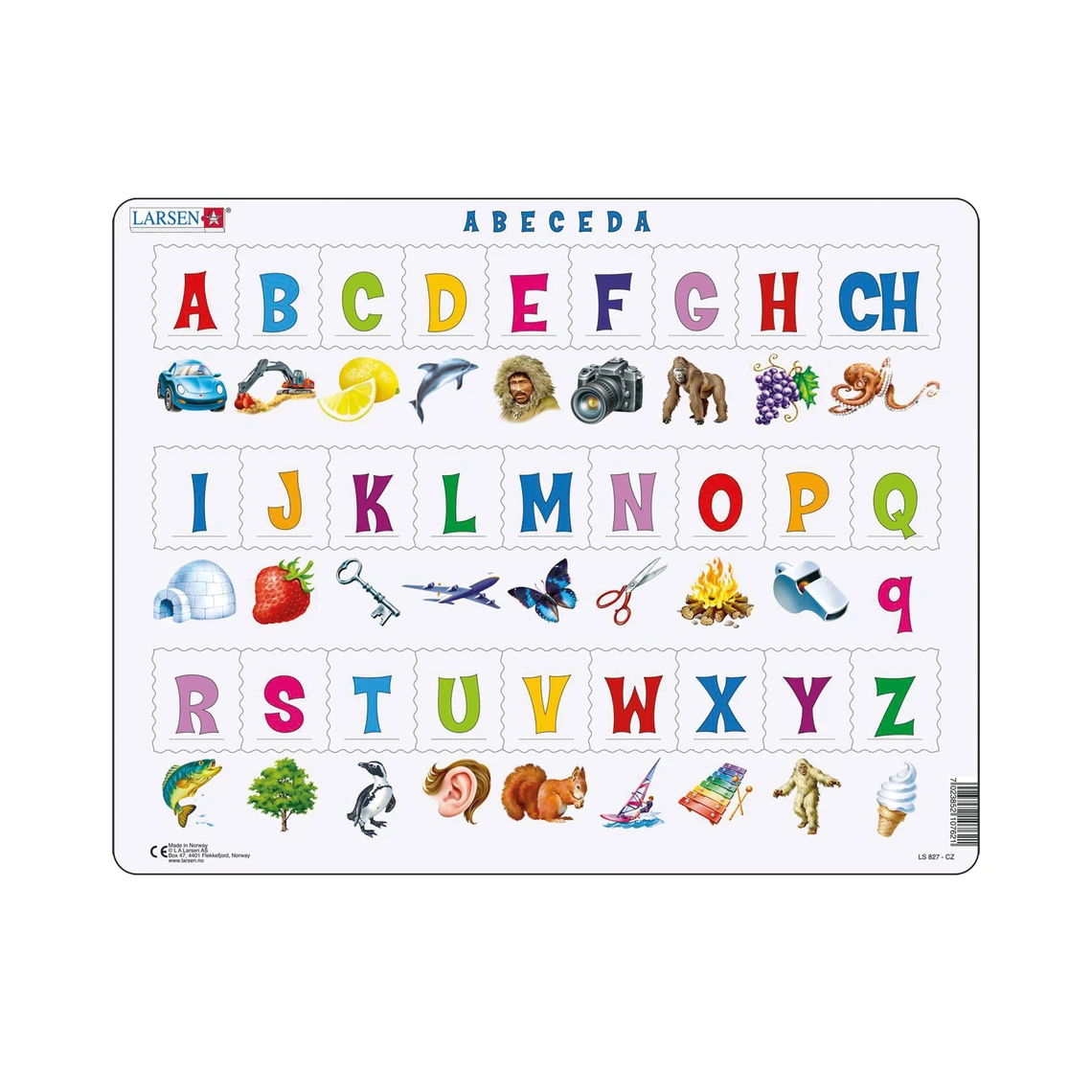 Abeceda - Vzdělávací puzzle - slide 0