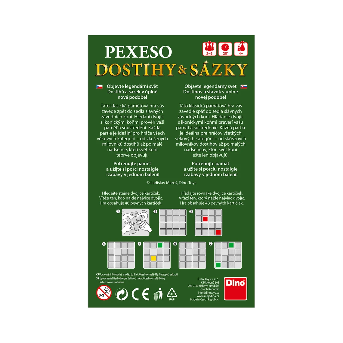 Dostihy a sázky Pexeso - slide 3