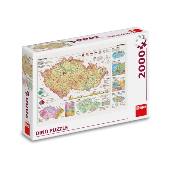 Puzzle Mapy České republiky 2000 dílků - slide 2