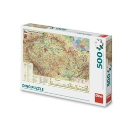 Puzzle Mapa České republiky 500 dílků