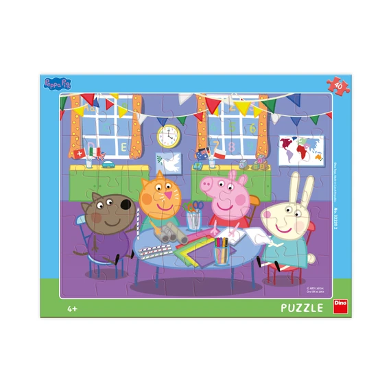 Puzzle Peppa Pig: Ve školce 40 dílků deskové - slide 0