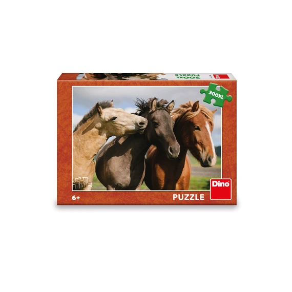 Puzzle Barevní koně 300 xl dílků - slide 1