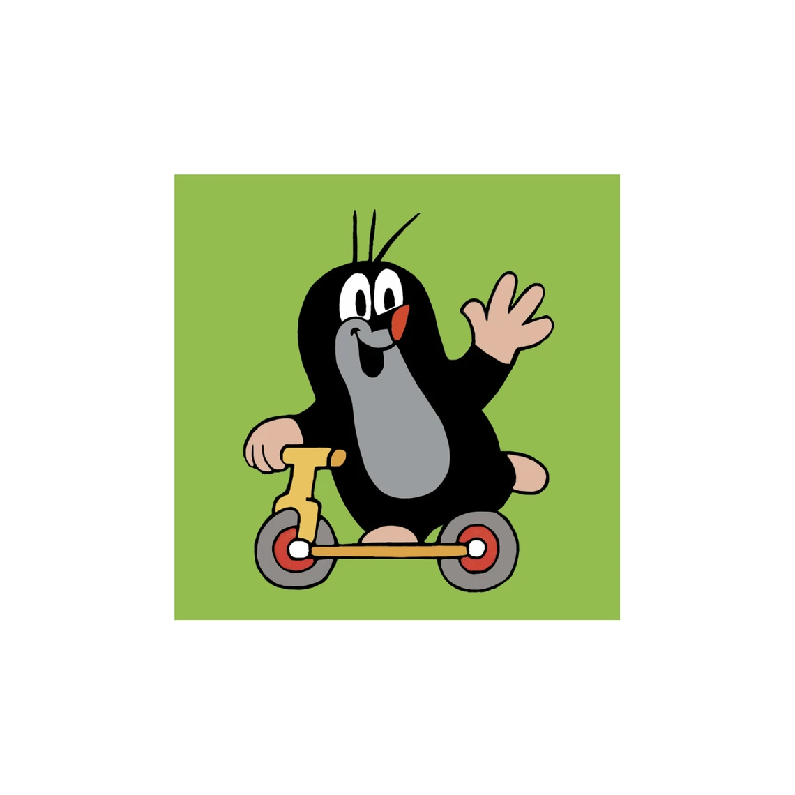 Dřevěné licenční kostky Krteček - 4 kostičky - slide 4