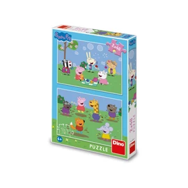 Puzzle Peppa Pig a kamarádi 2x48 dílků
