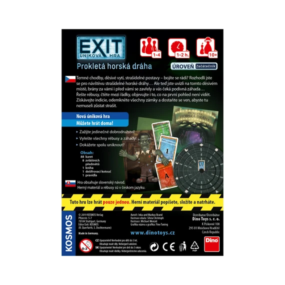 Exit úniková hra: Prokletá horská dráha - slide 3