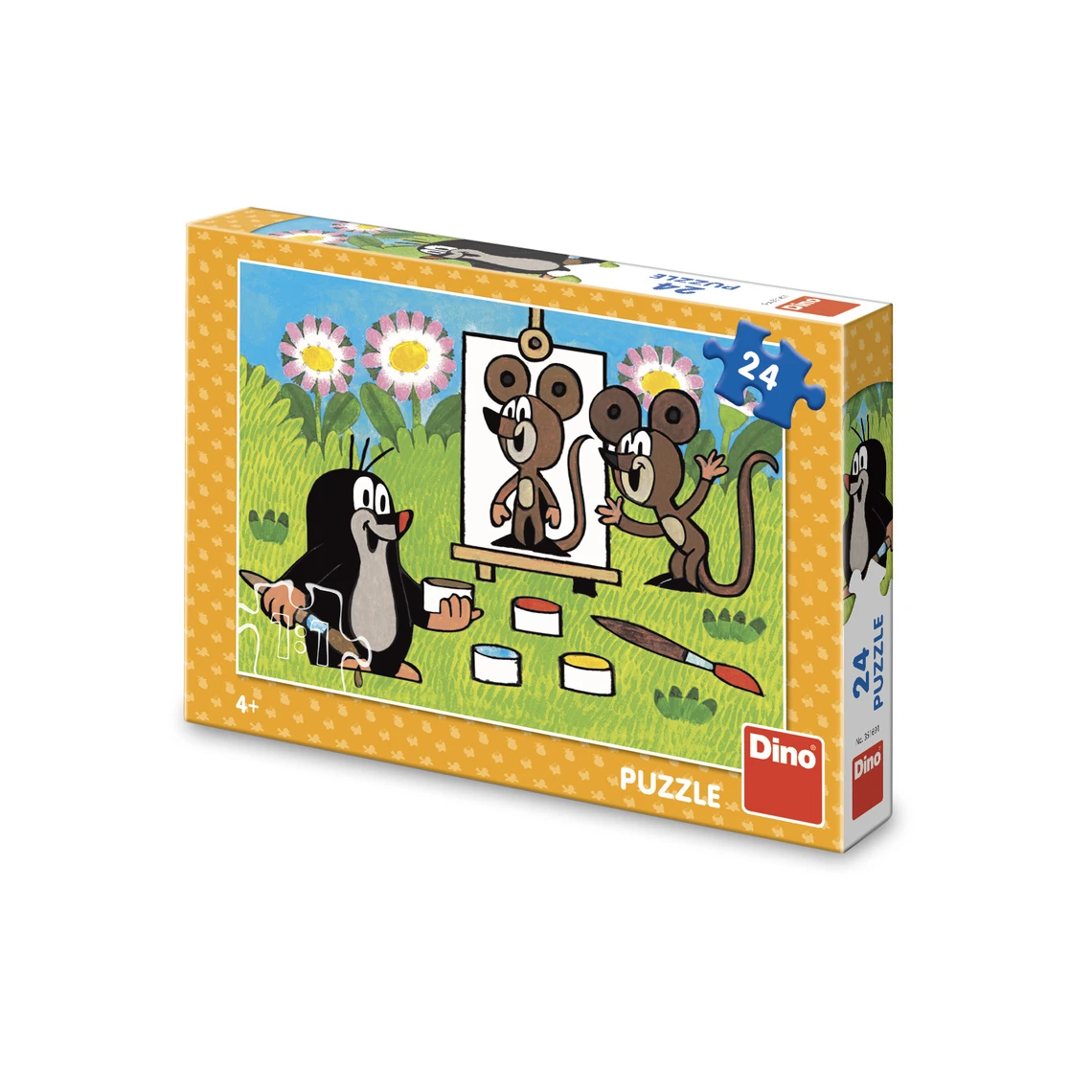Puzzle Krtek malířem 24 dílků - slide 0