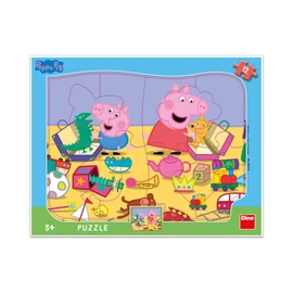 Puzzle Peppa Pig si hraje 12 dílků deskové tvary