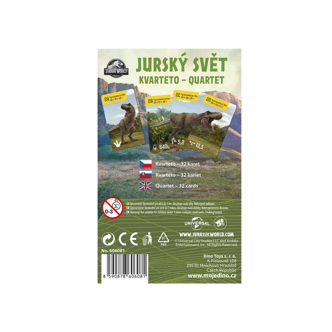 Kvarteto Jurský Svět - slide 1
