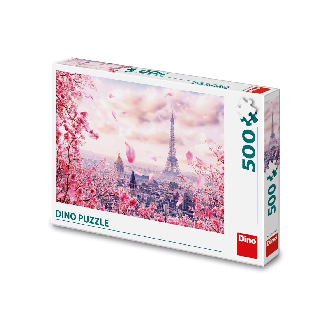 Puzzle Eiffelovka v růžovém 500 dílků - slide 0