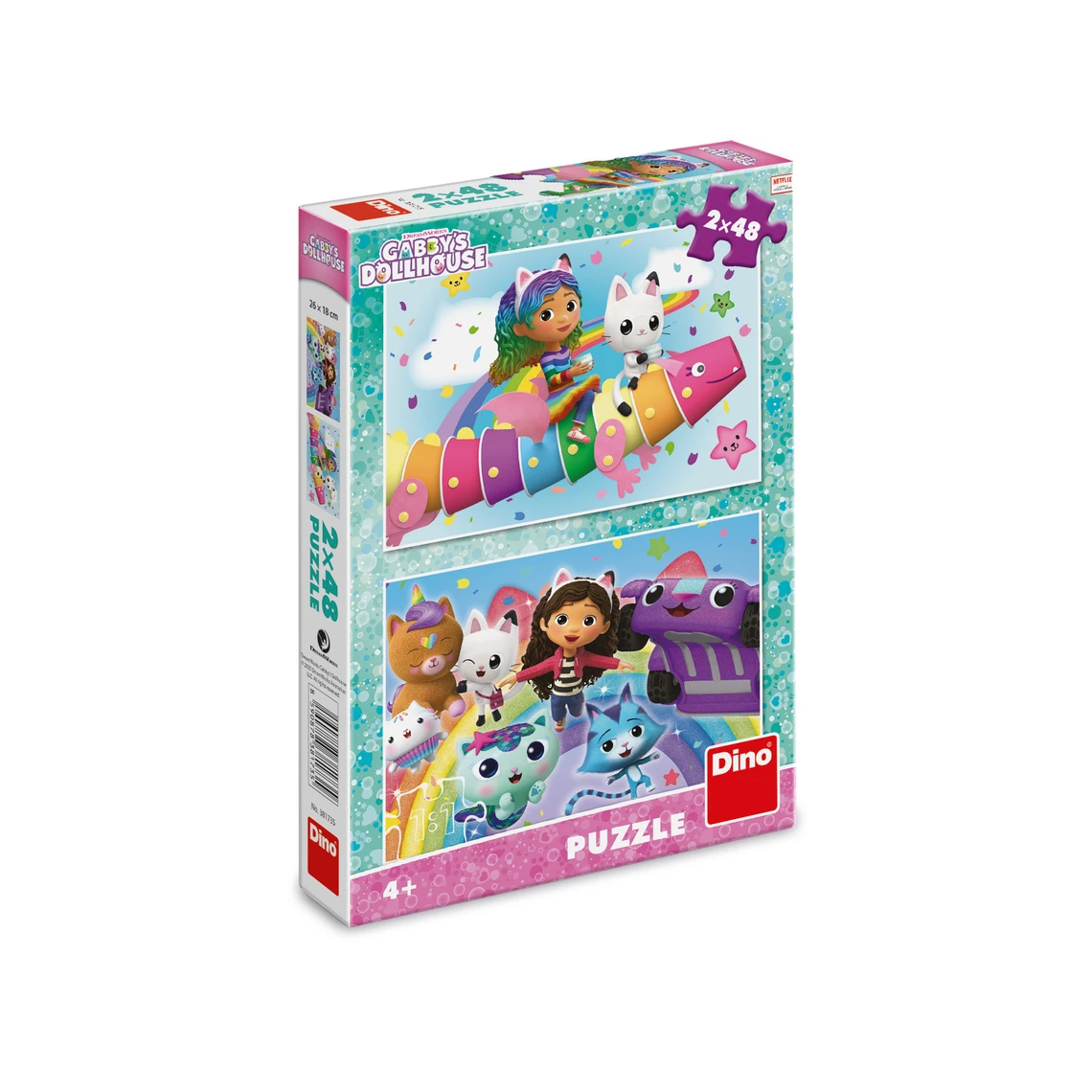 Puzzle Gábi na duze 2x48 dílků - slide 2