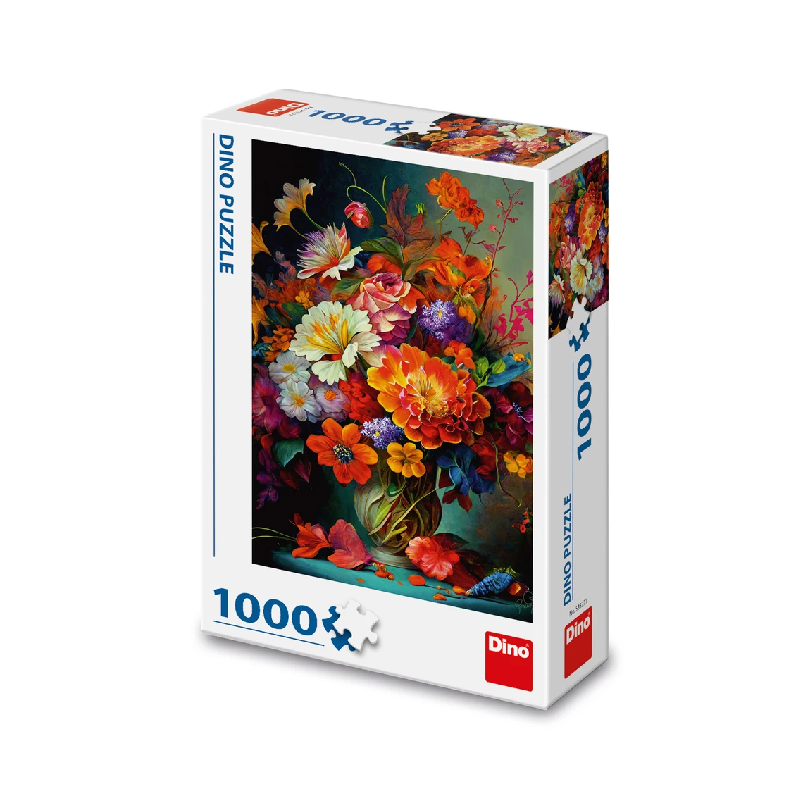 Puzzle Květiny ve váze 1000 dílků - slide 0