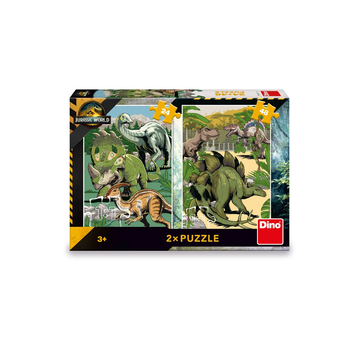 Puzzle Jurský svět 24+48 dílků - slide 1