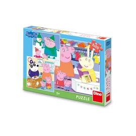 Puzzle Peppa Pig: Veselé odpoledne 3x55 dílků