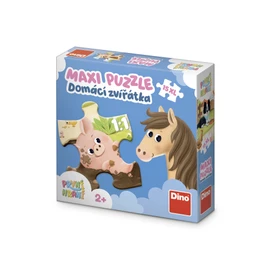 První hraní: Domácí zvířátka 15 maxi Puzzle