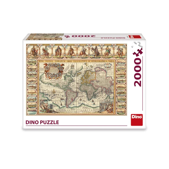 Puzzle Historická mapa světa 2000 dílků - slide 1