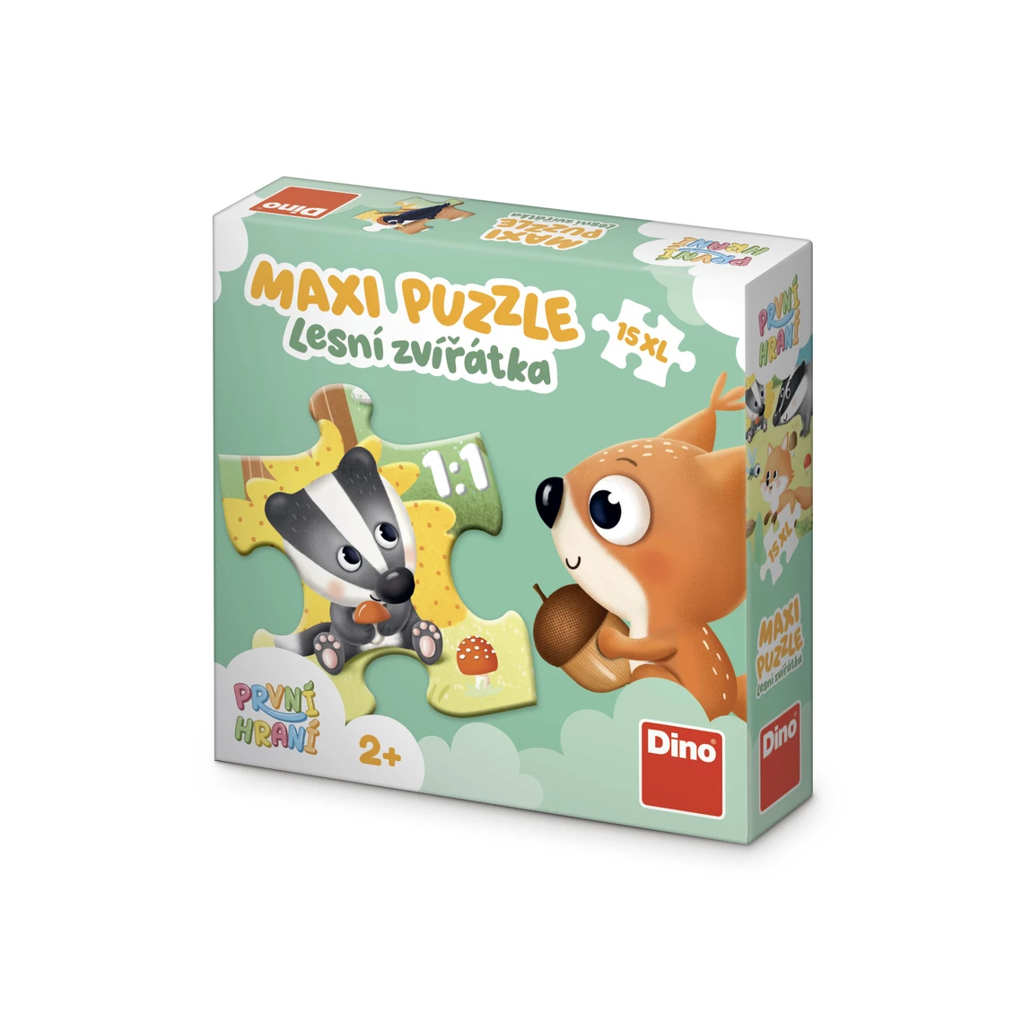 První hraní: Lesní zvířátka 15 maxi Puzzle - slide 0