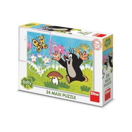 Puzzle Krtek a houba 24 dílků maxi