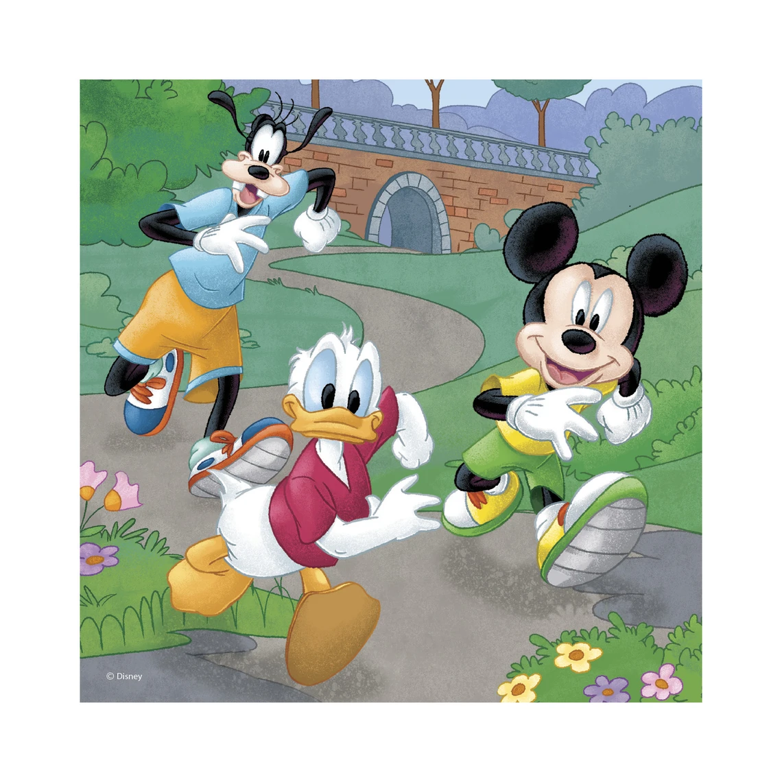 Puzzle Mickey a Minnie sportovci 3x55 dílků - slide 6