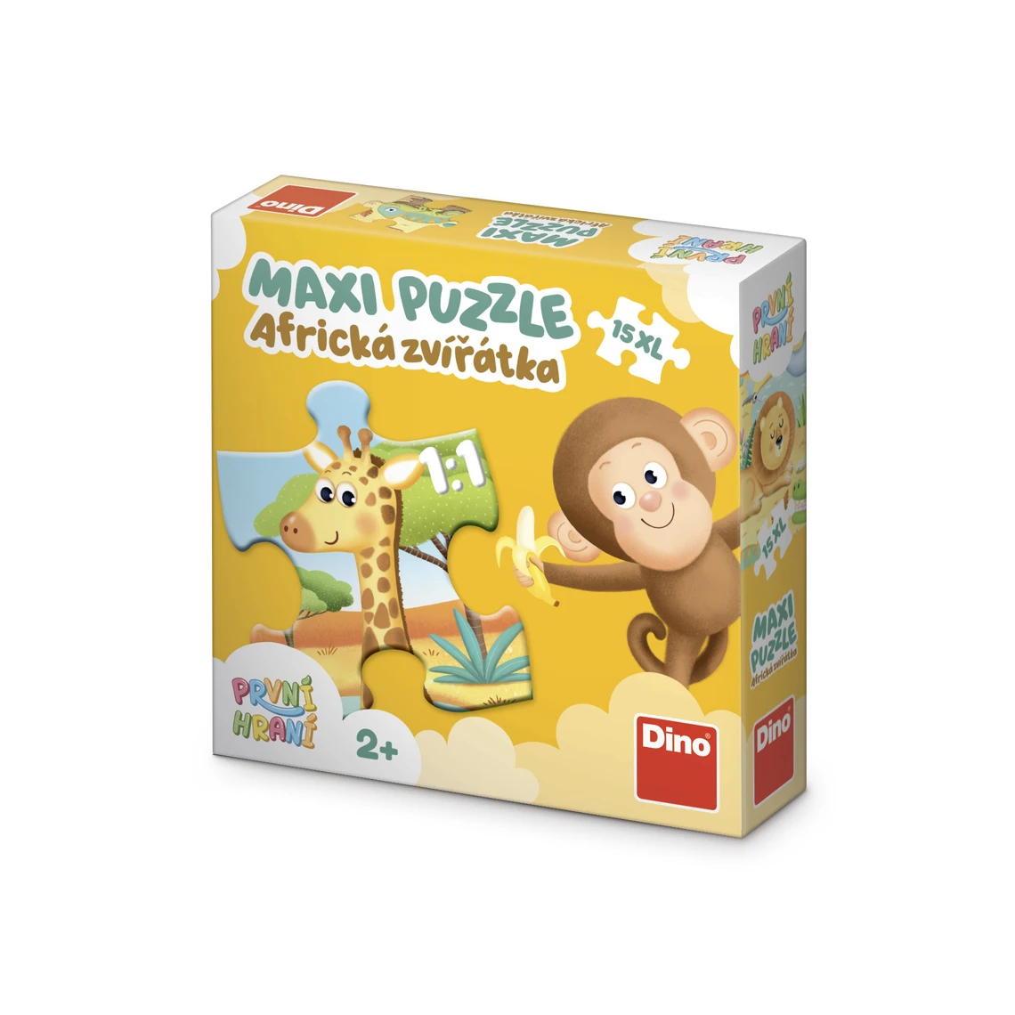 První hraní: Africká zvířátka 15 maxi Puzzle - slide 0
