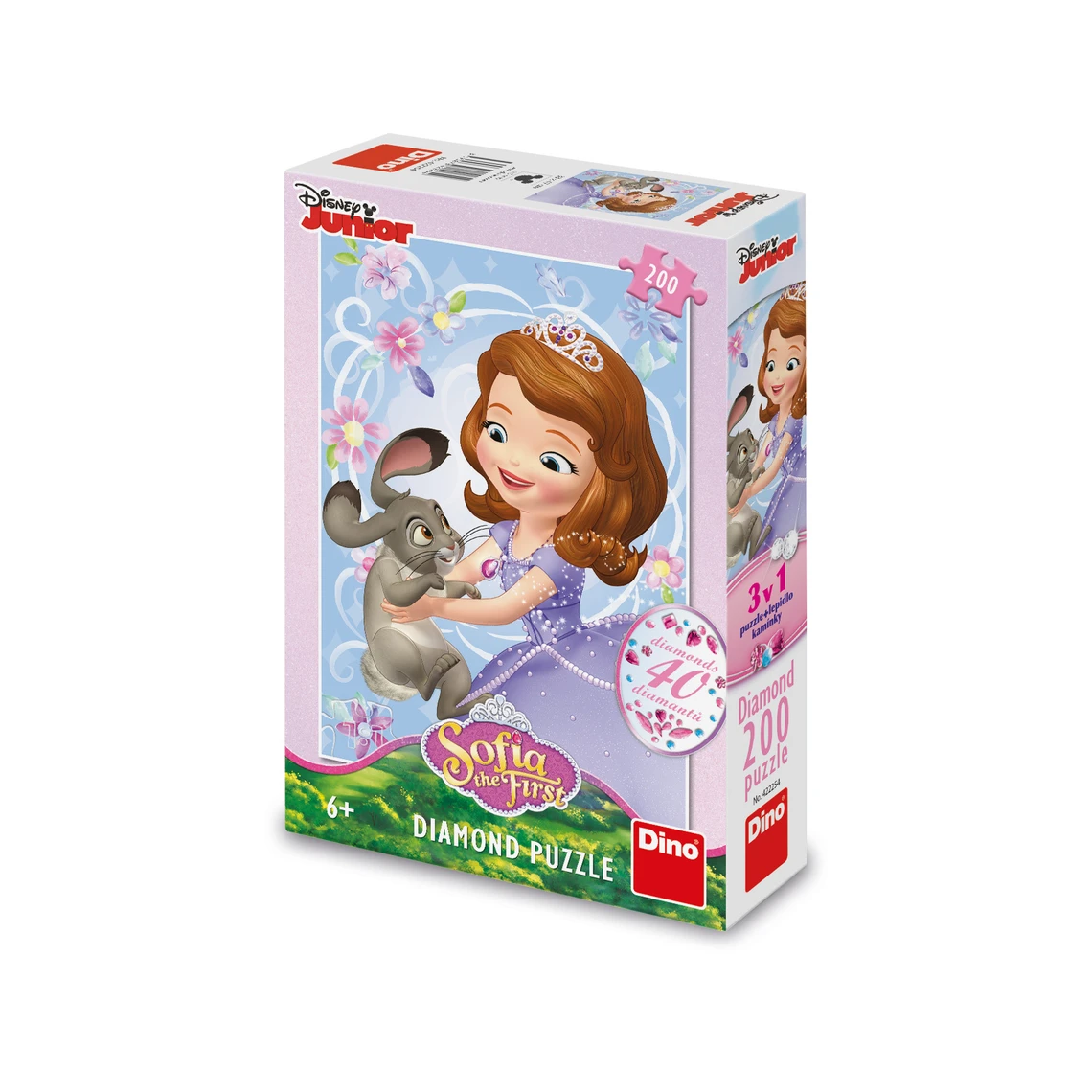 Puzzle Sofie a králíček 200 dílků diamond - slide 0