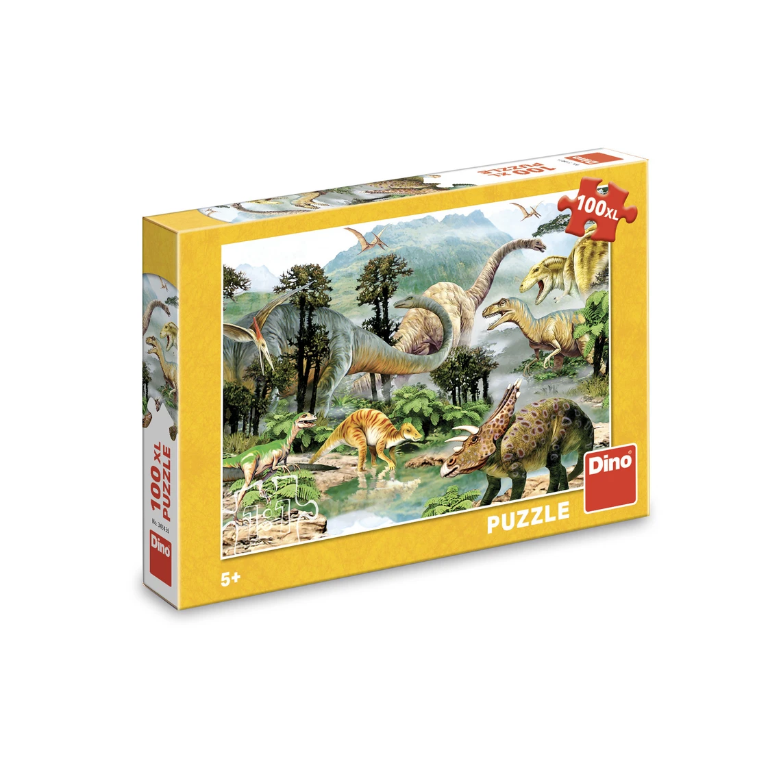 Puzzle Život Dinosaurů 100 xl dílků - slide 2