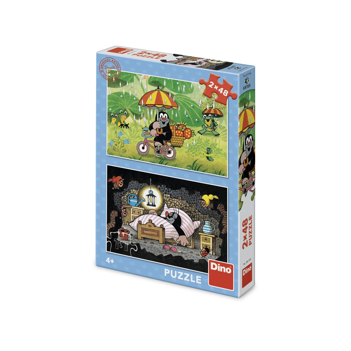 Puzzle Krtkův den 2x48 dílků - slide 0
