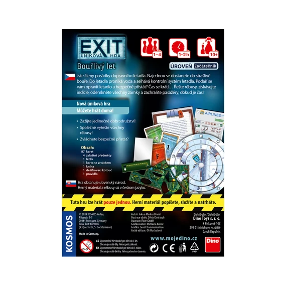 Exit úniková hra: Bouřlivý let - slide 3