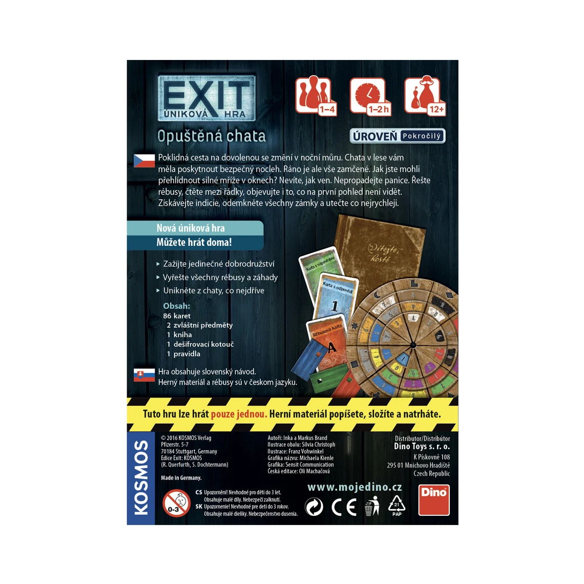 Exit úniková hra: Opuštěná chata - slide 3