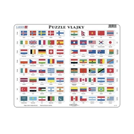 Vlajky - Vzdělávací puzzle