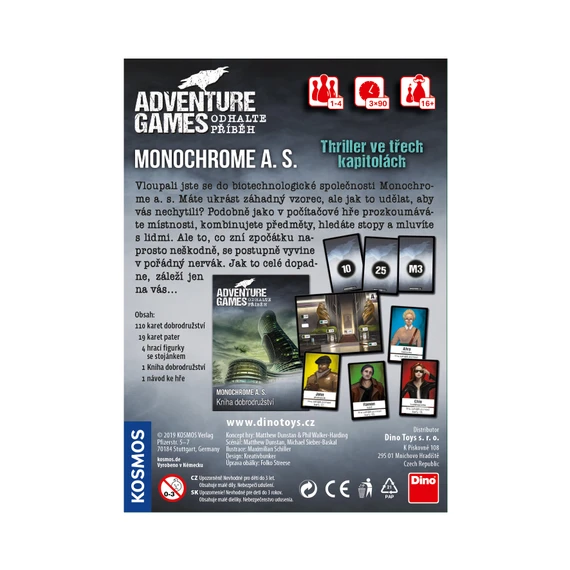 Adventure games: Monochrome a.s. - slide 3