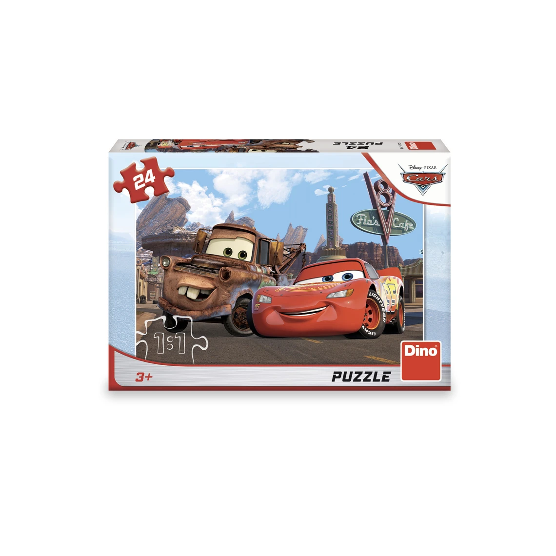 Puzzle Cars ve městě 24 dílků - slide 1