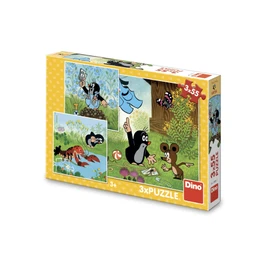 Puzzle Krteček a kalhotky 3x55 dílků