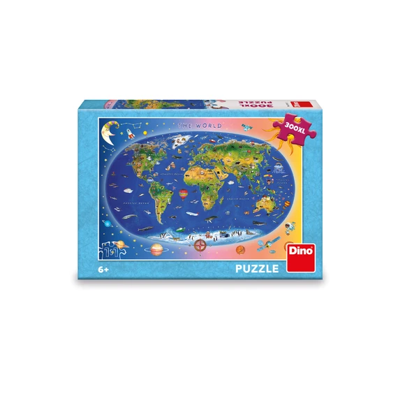 Puzzle Dětská mapa 300 xl dílků - slide 1