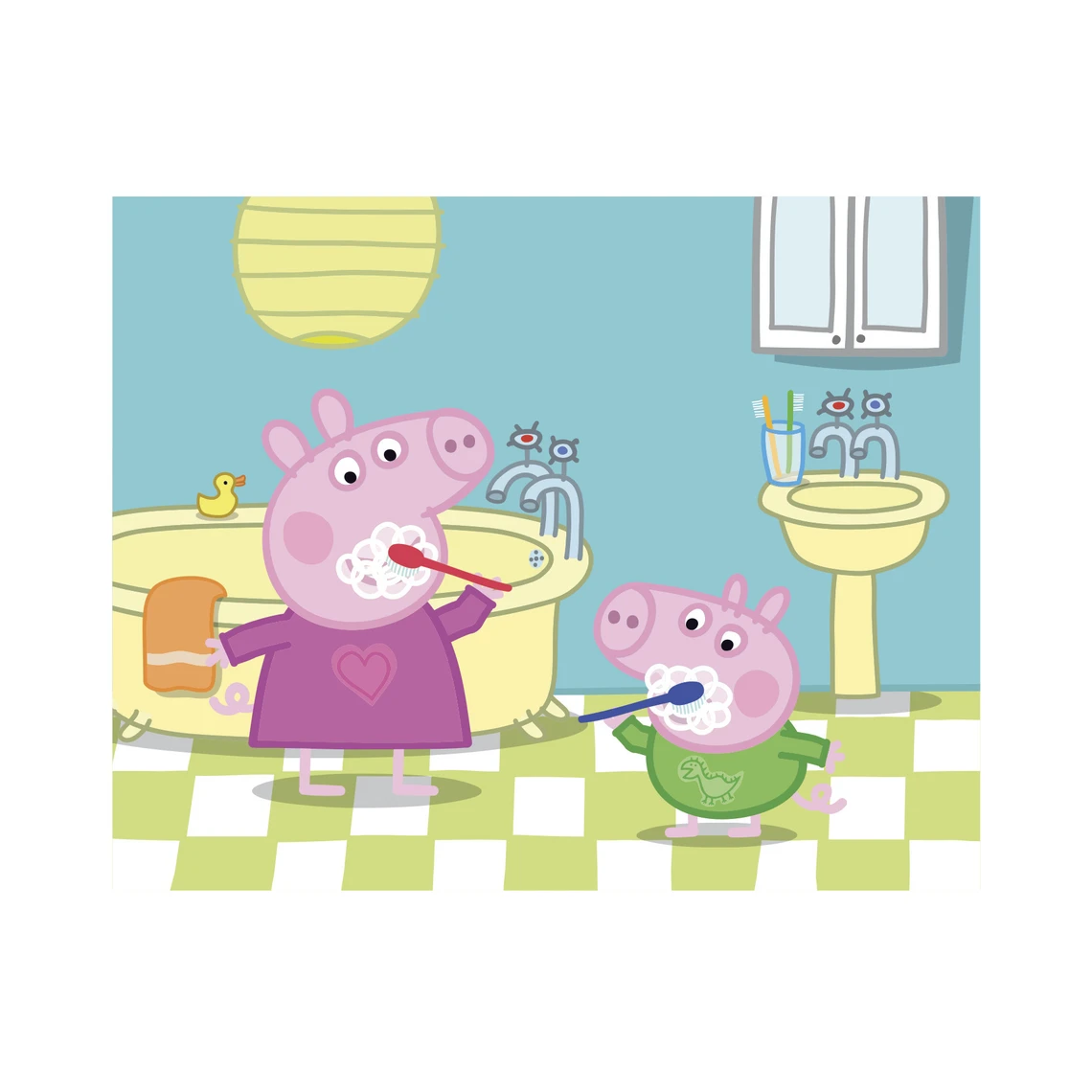 Dřevěné kostky Peppa Pig: Veselý den – 20 kostek - slide 3