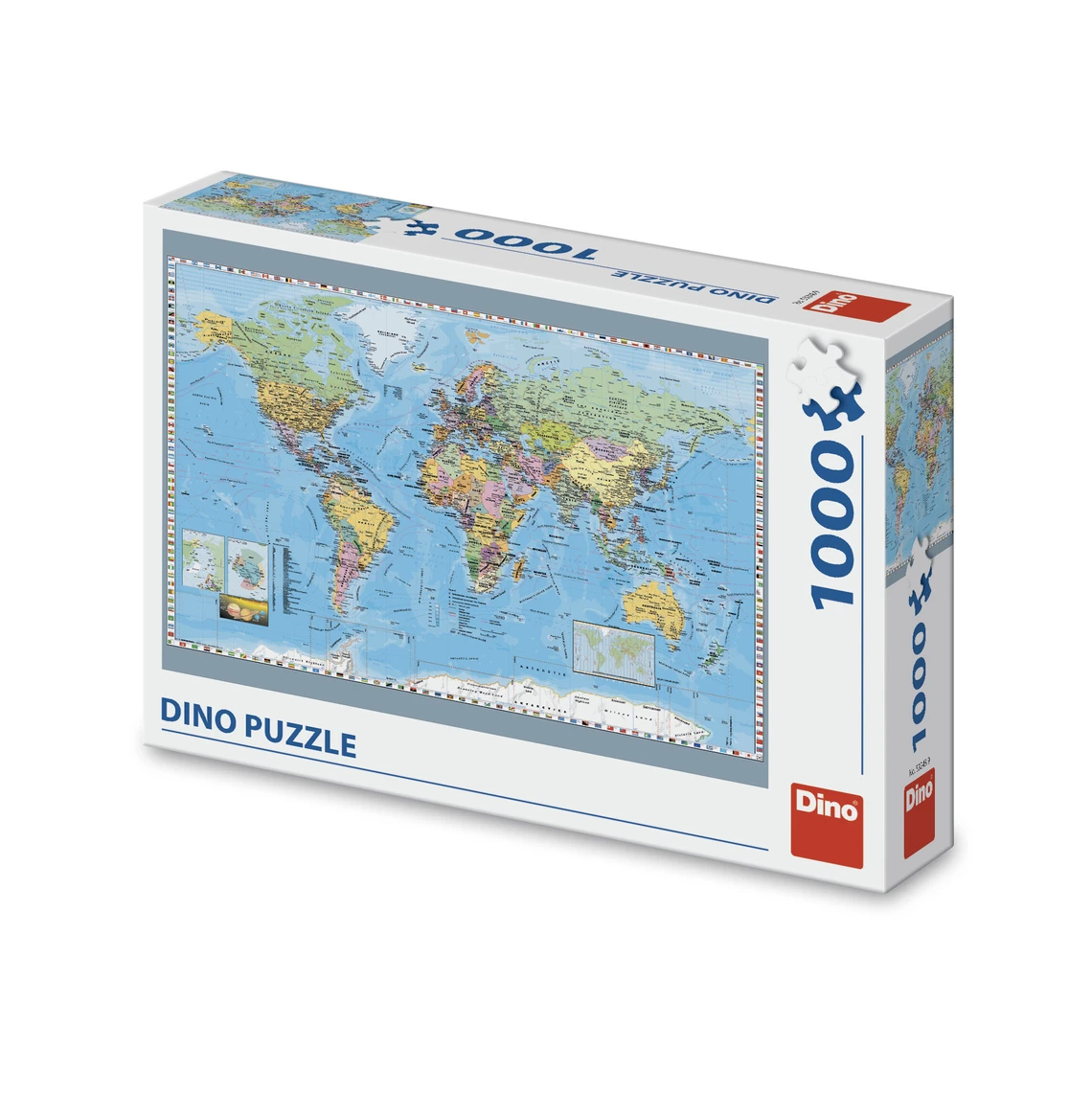 Puzzle Politická mapa světa 1000 dílků - slide 0