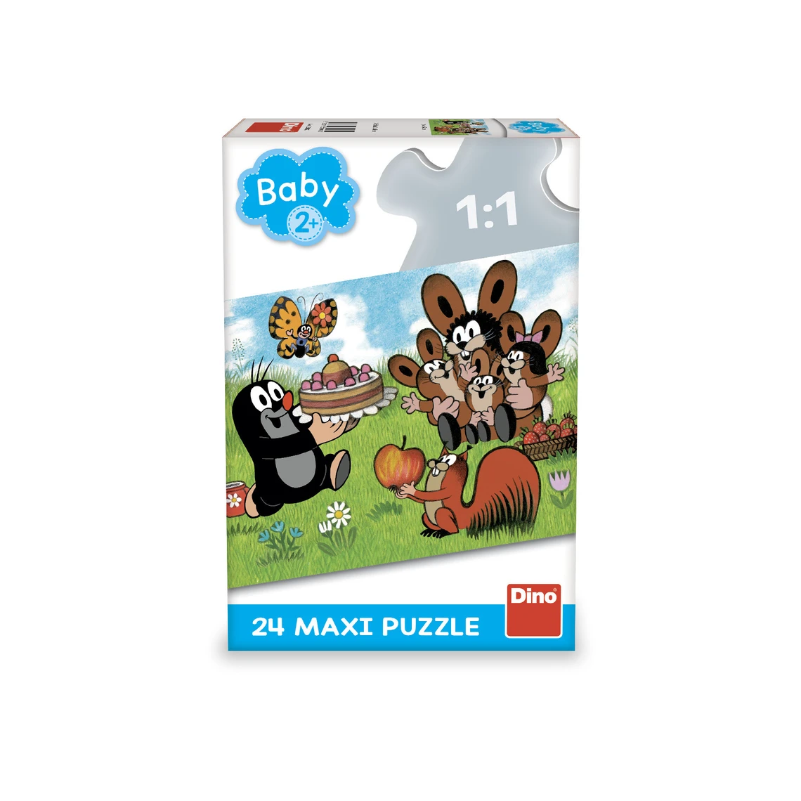 Puzzle Krtek: Narozeniny 24 dílků maxi - slide 1