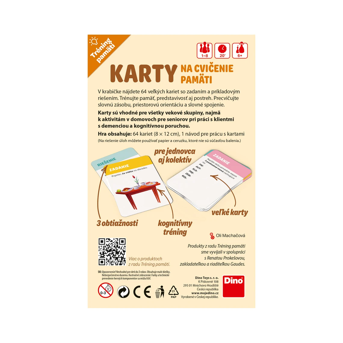 Trénink paměti: Karty pro cvičení paměti SK - slide 3