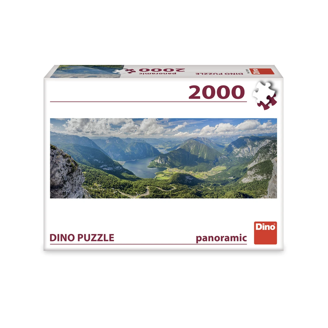 Puzzle Pohled na Alpy 2000 dílků panoramic  - slide 1