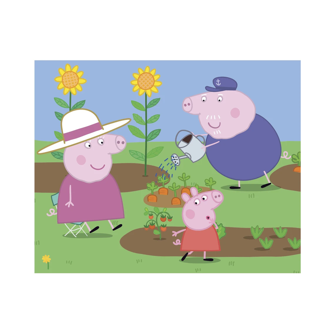 Dřevěné kostky Peppa Pig: Veselý den – 20 kostek - slide 5