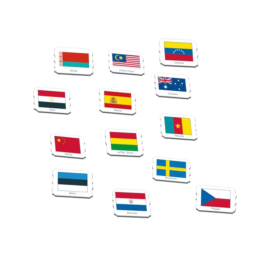 Vlajky - Vzdělávací puzzle - slide 1