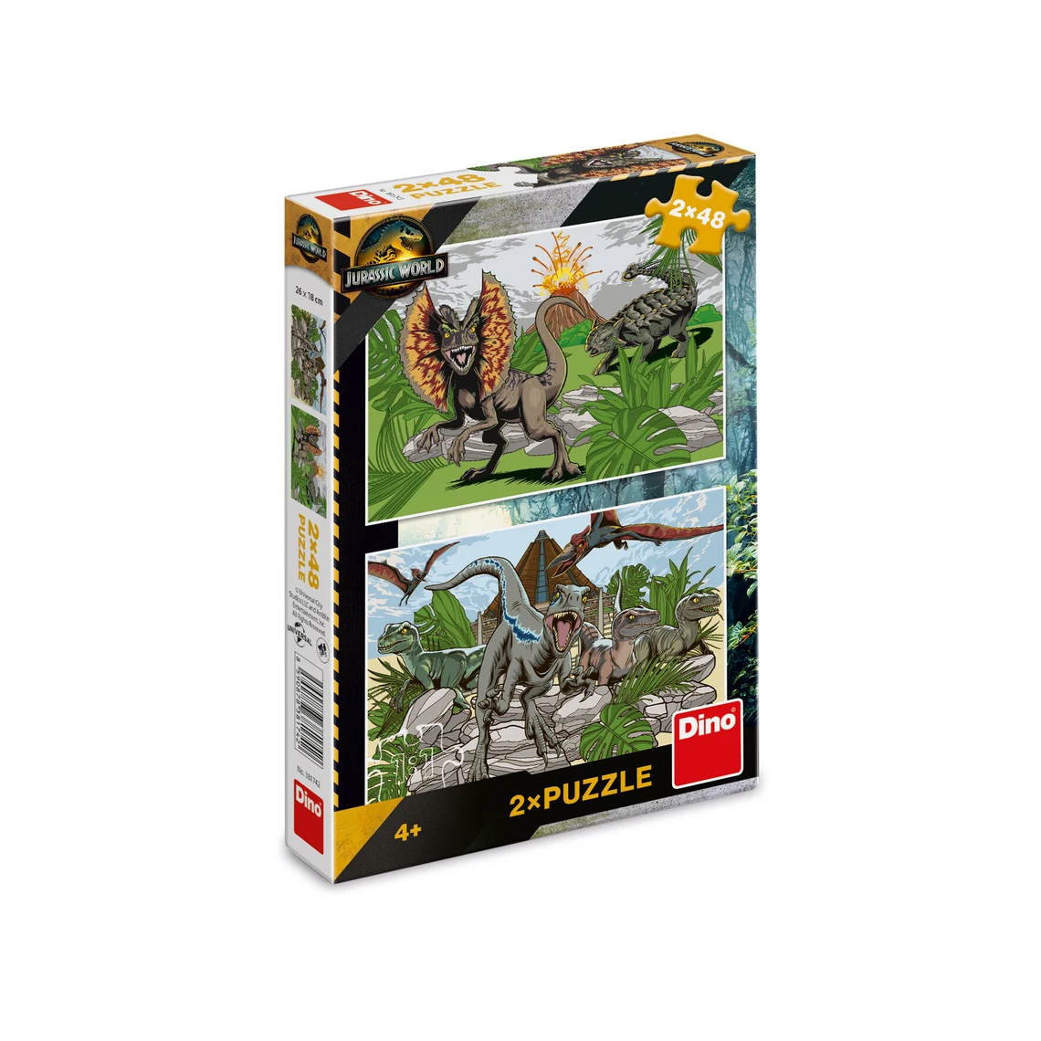 Puzzle Jurský svět 2x48 dílků - slide 2